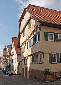 Schmale Gasse in Markgröningen