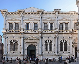 Scuola Grande di San Rocco Building in Venice, northern Italy