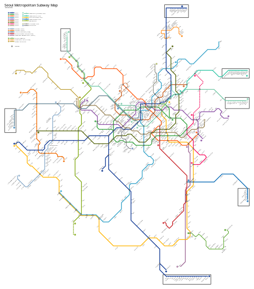 Seoul subway linemap en