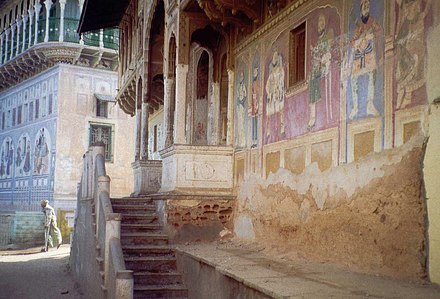Shekhawati painted houses.