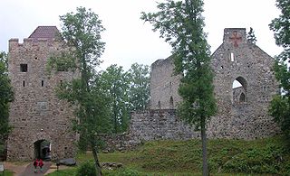 <span class="mw-page-title-main">Sigulda Medieval Castle</span> Castle in Latvia