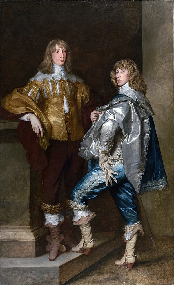 Lord John Stuart and his Brother, Lord Bernard Stuart, c. 1638, by Sir Anthony van Dyck. Both Lord John Stewart and Lord Bernard Stewart died in the E