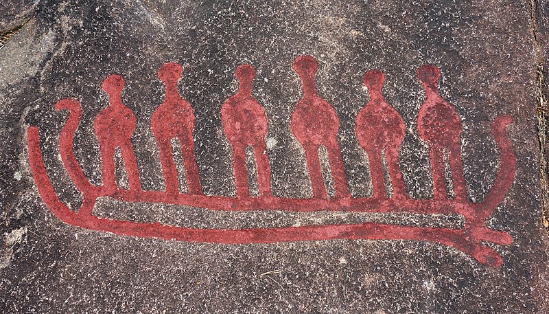 File:Six Men in a Boat at Cobbler's Cliff Backa Brastad.jpg