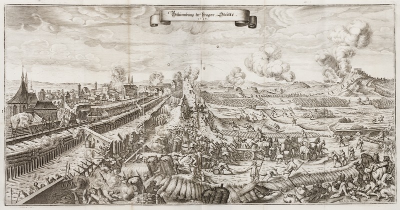 File:Slaget vid Prag (1648), ur "Theatri Europæi..." 1663 - Skoklosters slott - 99875.tif