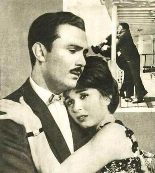 Soad Hosny with Salah Zulfikar in A Date at the Tower (1962)