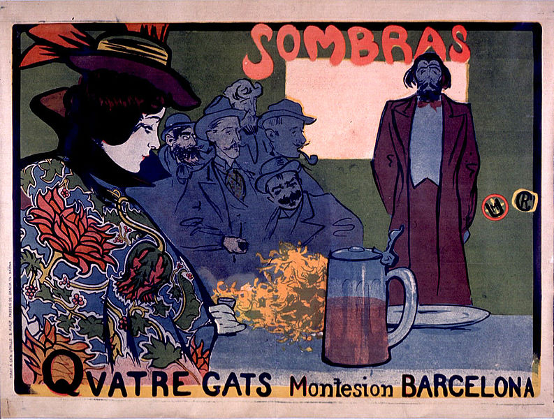 File:Sombras, cartell realitzat per Ramon Casas i Miquel Utrillo..JPG