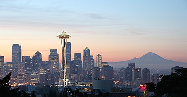 Skyline of Seattle, Washington's largest city