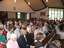 40th anniversary celebration marking dedication of Holy Cross Anglican Church and St. Margaret's Uniting Church, Hackett. St. Margaret's Holy Cross 40th Anniversary.JPG