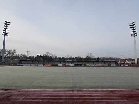 Stahlstadion brandenburg, gegentribüne