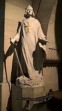 Saint Louis présentant la fondation des Quinze-Vingts.