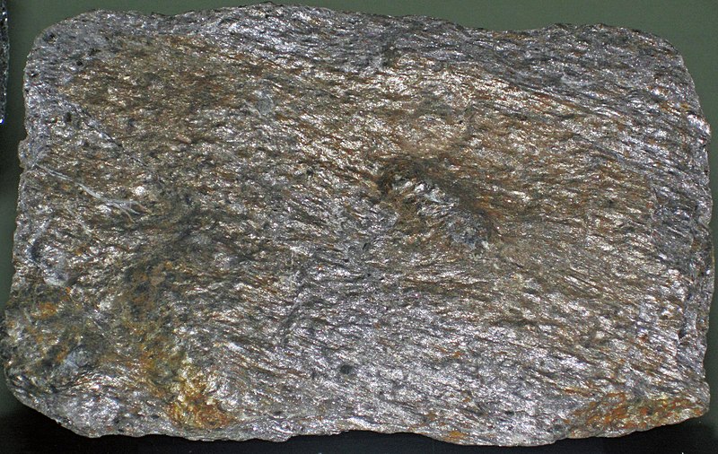 File:Staurolite mica schist (Charlestown, Sullivan County, New Hampshire, USA) (41334396675).jpg