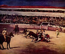 Corrida en Madrid, de Manet (1865-1866).