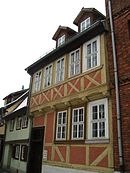 Denkmalgeschütztes Wohnhaus in der Stobenstraße 24 in Quedlinburg