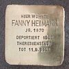Stumbling block Schwäbisch Gmünd Fanny Heimann
