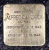 Stolperstein Reichenberger Str 72a (Kreuz) Alfred Danziger.jpg