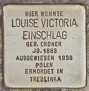 Stolperstein für Louise Victoria Einschlag (Leipzig).jpg