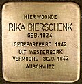 Stolperstein für Rika Bierschenk (Rotterdam).jpg