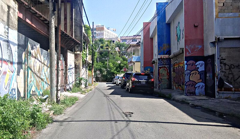 File:Street in Hipódromo, Santurce, San Juan, Puerto Rico.jpg