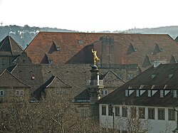 Altes Schloss, Merkursäule, Alte Kanzlei.