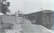 A train in Sutherland circa 1920