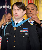William D. Swenson,'01, first U.S. Army officer to receive the Medal of Honor since the Vietnam War Swenson MoH.jpg