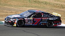 Koga's No. 7 car at Sonoma Raceway in 2023. Takuma Koga ARCA Sonoma 2023.jpg