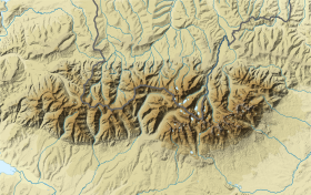 Carte topographique des Tatras.