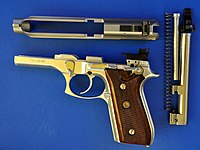 Pistola: História, No Brasil, Partes de uma pistola comum