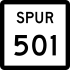 State Highway Spur 501 işaretçisi