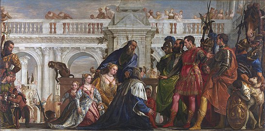 La Famille de Darius devant Alexandre, Paul Véronèse, 1565-1567.