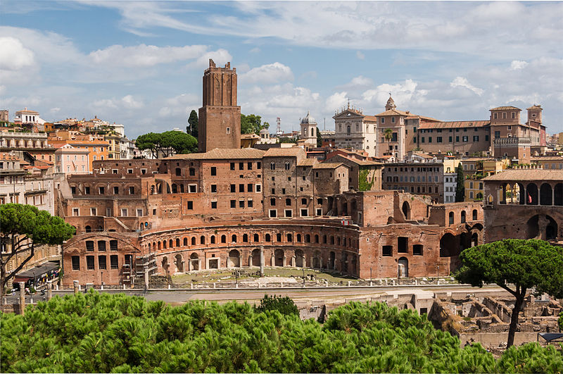 File:Trajan's Market, Rome, Italy.jpg