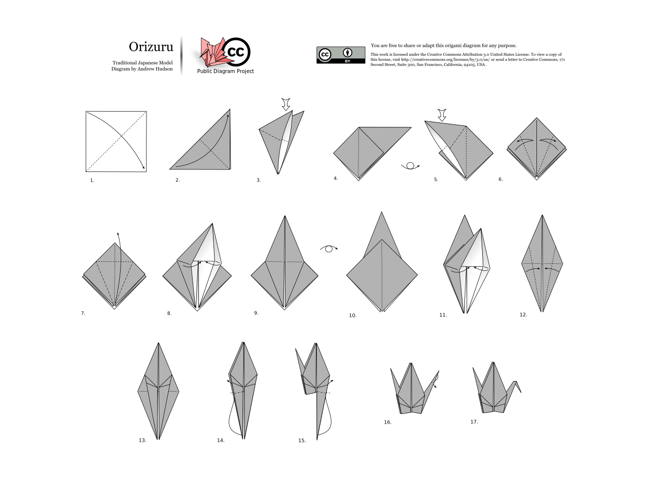 origami grue