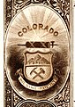 Colorado state seal (Series 1882BB banknote reverse)