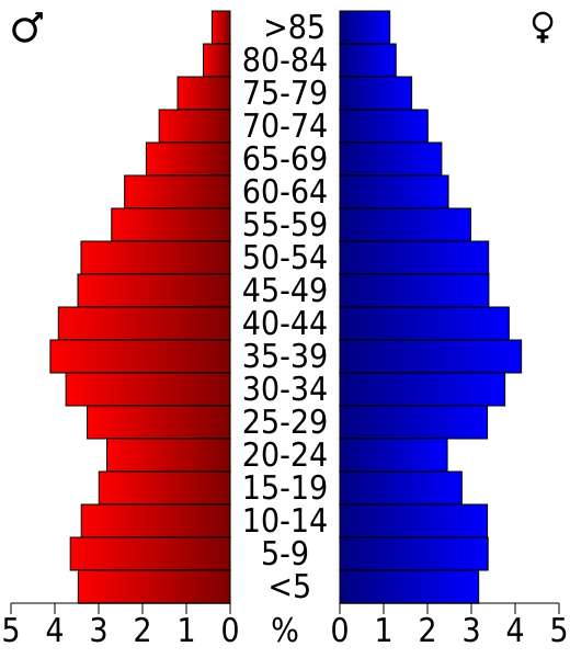 File:USA Yadkin County, North Carolina age pyramid.svg