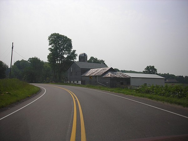 US 6 eastbound west of Conneaut Lake