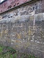 Zugemauertes Portal an der Ufermauer zur Elbe in Torgau