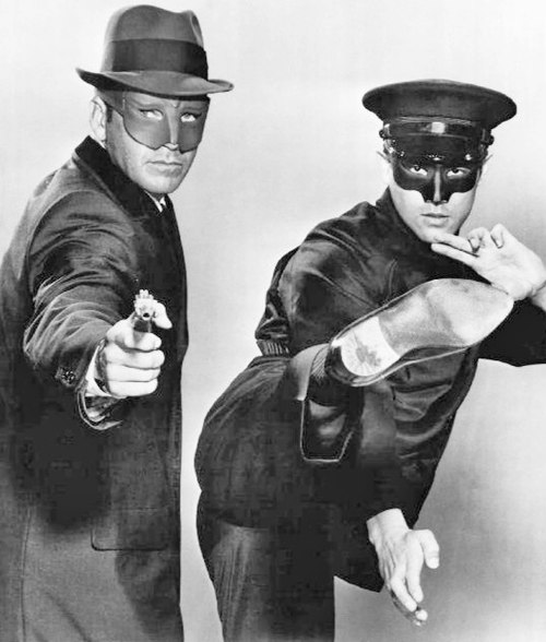 Publicity still from 1960s The Green Hornet television show