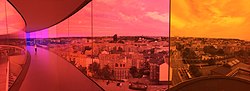 Core city Aarhus from Your Rainbow Panorama