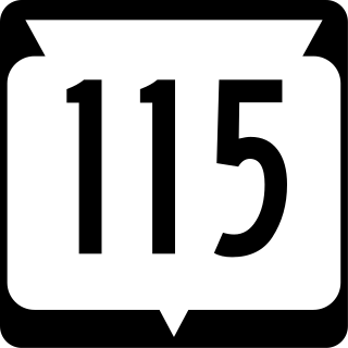 <span class="mw-page-title-main">Wisconsin Highway 115</span> Former state highway in Wisconsin