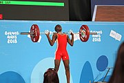 Deutsch: Gewichtheben bei den Olympischen Jugendspielen 2018; Tag 2, 10. Oktober 2018; Jungen 62 kg English: Weightlifting at the 2018 Summer Youth Olympics at 8 October 2018 – Boys' 62 kg