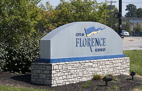 Welcome sign to Florence, Kentucky.jpg