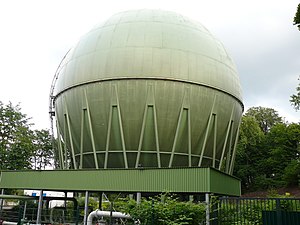 Sphere gas container in Wuppertal