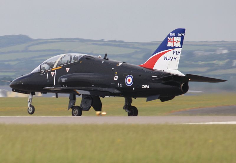 File:XX159 Hawker Siddeley Hawk T1 (HS-1182) (cn 005-312005) Royal Navy. (9475370503).jpg