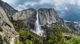 Yosemite Falls from trail, Yosemite NP