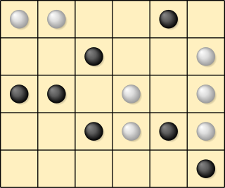 <span class="mw-page-title-main">Yoté</span> Abstract strategy game