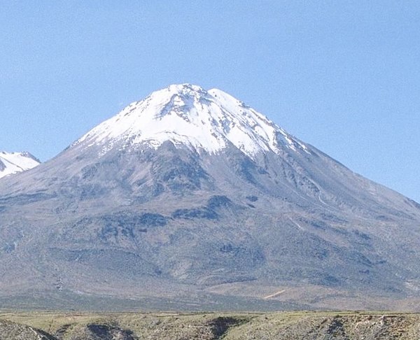 Yucamane as seen from the southwest.