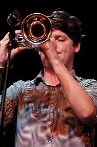 Zach Condon at the Perc Pan festival in Rio de Janeiro in 2009