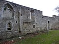 Mur sud de la nef vu de l'intérieur