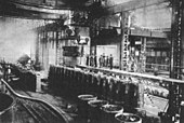 Az acélműi öntöde 1900 körül