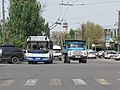 * Nomination Trolleybus and ZiL-130 at the red light at Shopokov street. Bishkek, Kyrgyzstan. --Красный 00:23, 16 September 2023 (UTC) * Promotion Good quality --Jakubhal 04:18, 16 September 2023 (UTC)